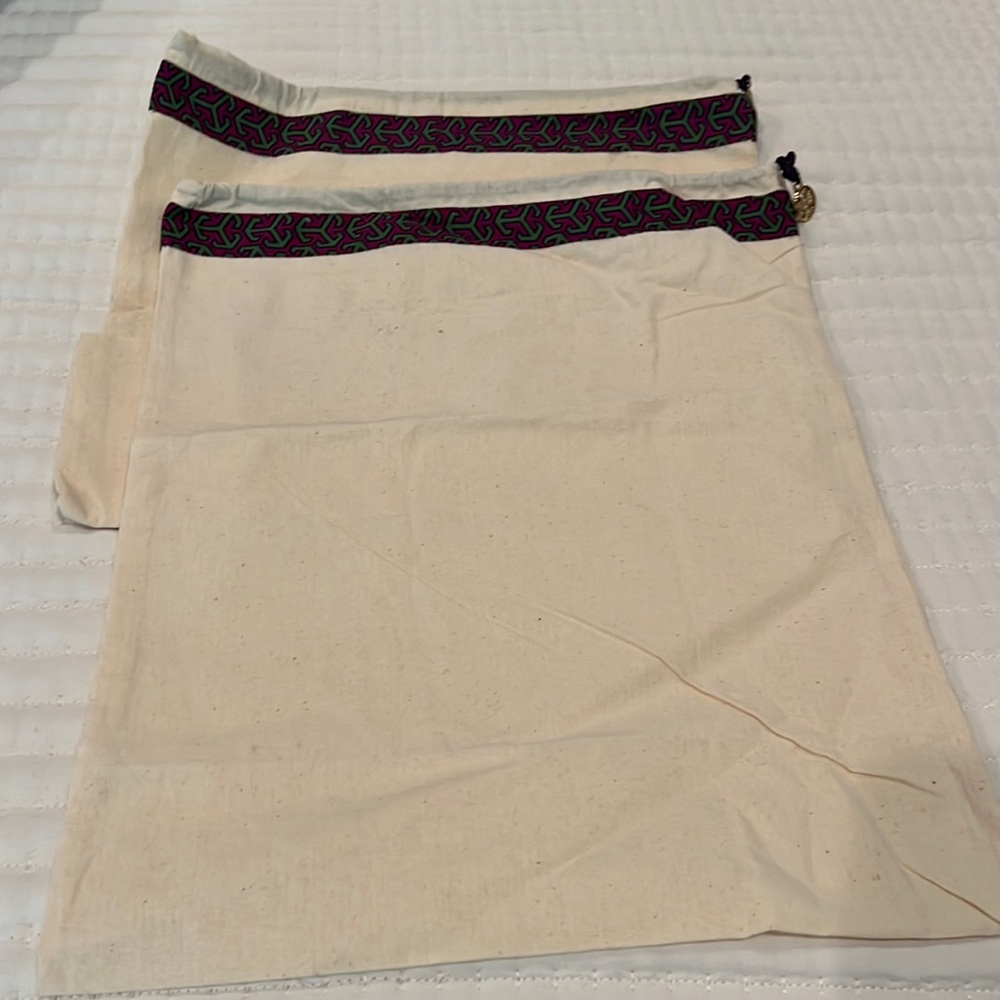 Set of 2 Tory Burch dust bags